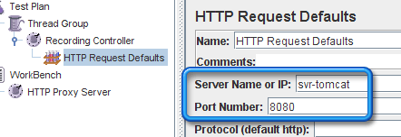 Configuration item HTTP Request Defaults Configuration item HTTP Request Defaults