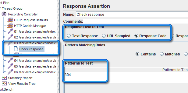 Modification du test d'assertion pour les éléments en 304 Modification du test d'assertion pour les éléments en 304