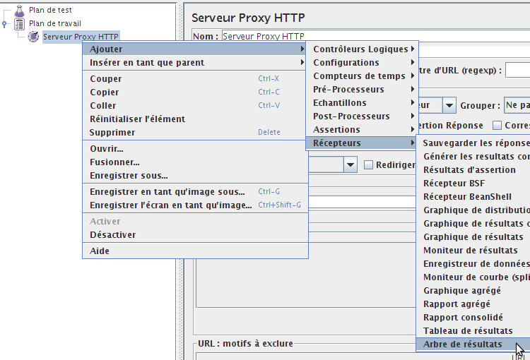 Ajout de Listener > View Results Tree Ajout de Listener > View Results Tree